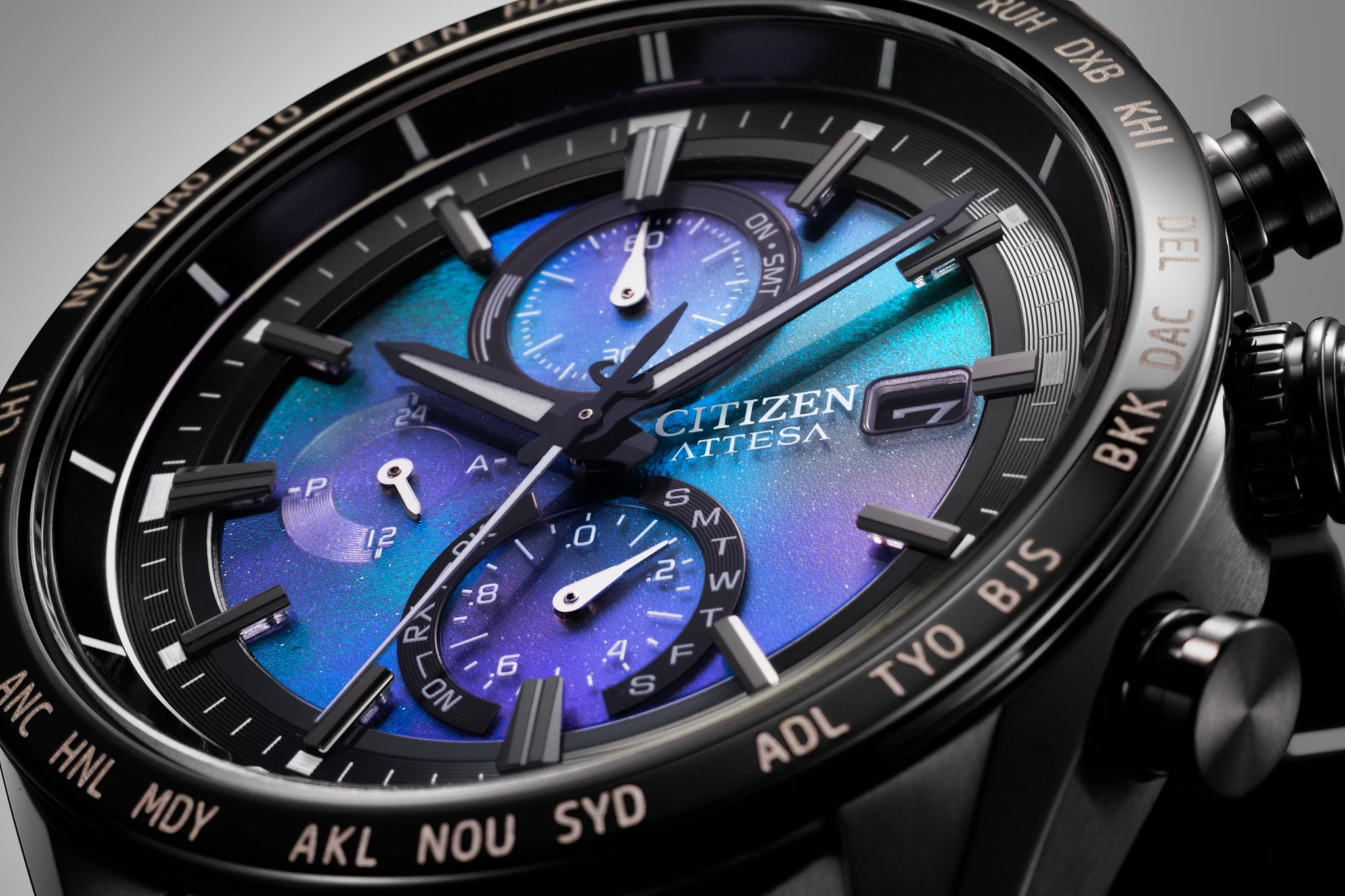 ATTESA Multiple Dial Super Titanium Bracelet AT8285-68Z | CITIZEN
